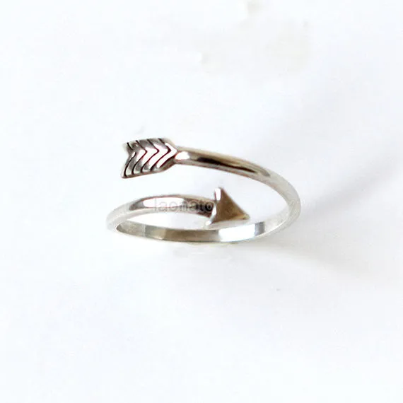 Personalized Arrow Ring in 925 sterling silver