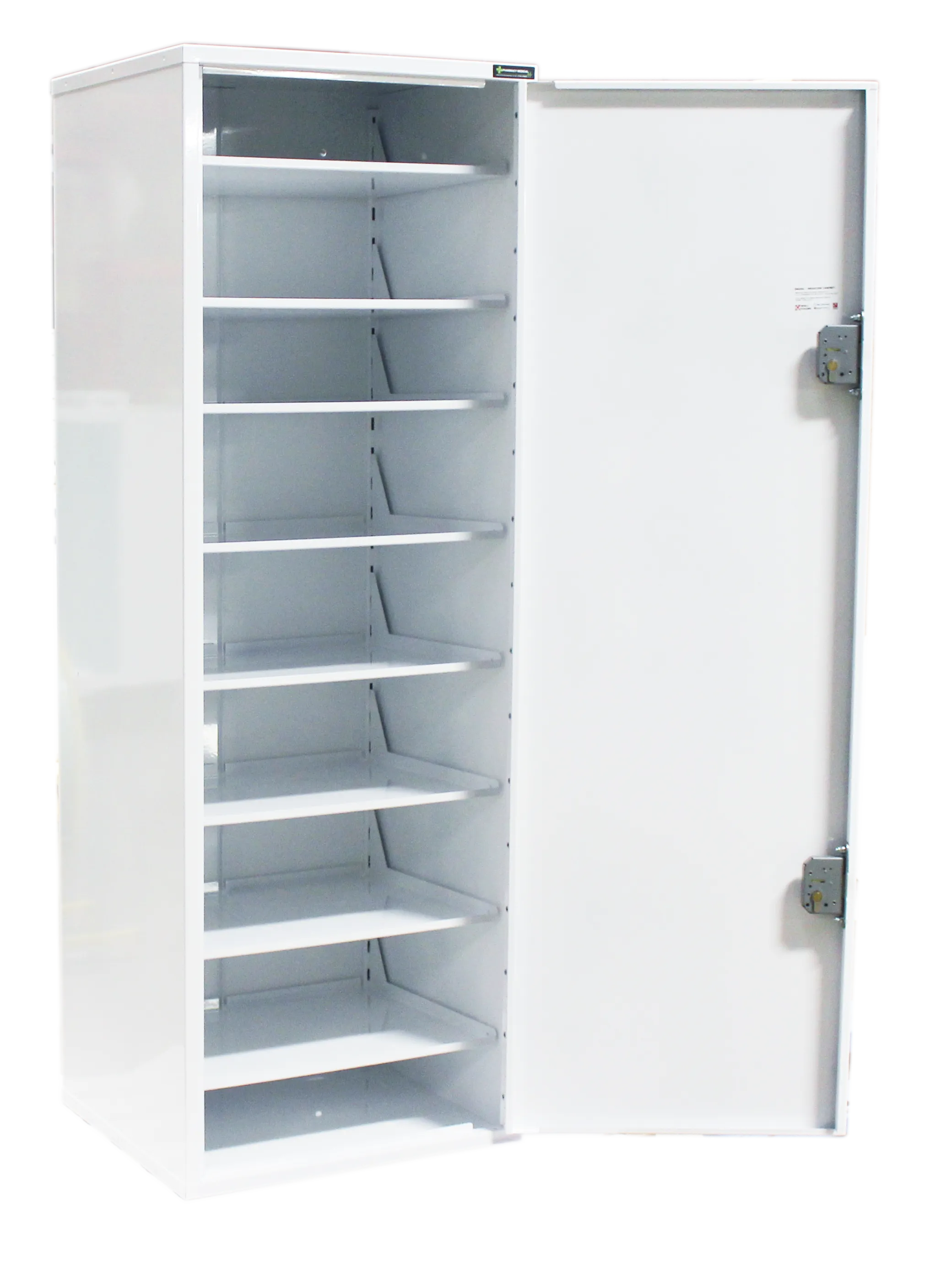 Pharmacy Medical - DTC03 MEDICINE / DRUGS TOWER UNIT | 8 HEIGHT ADJUSTABLE FULL DEPTH SHELVES | 1850 x 500 x 500mm - lock options