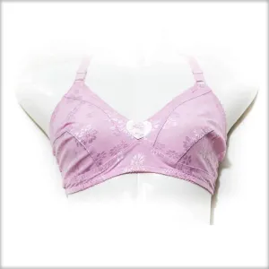 Pink Non Padded Net Bra