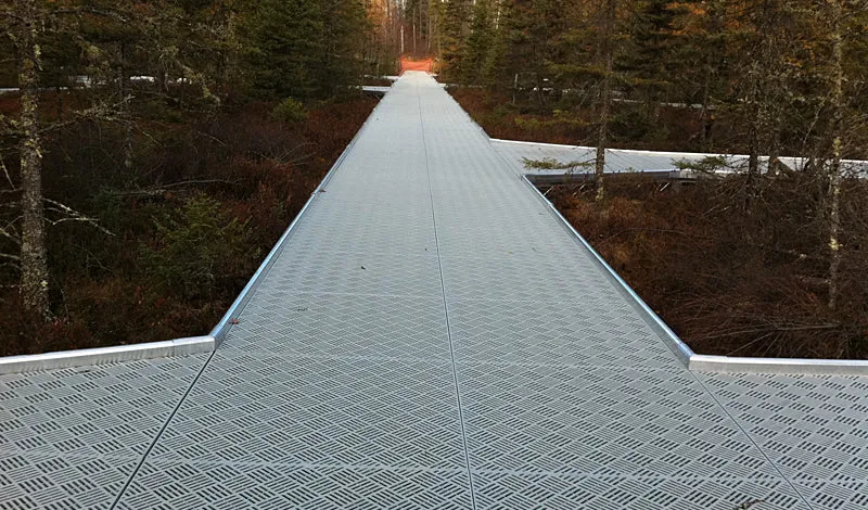 Plastic Grated Deck Panels