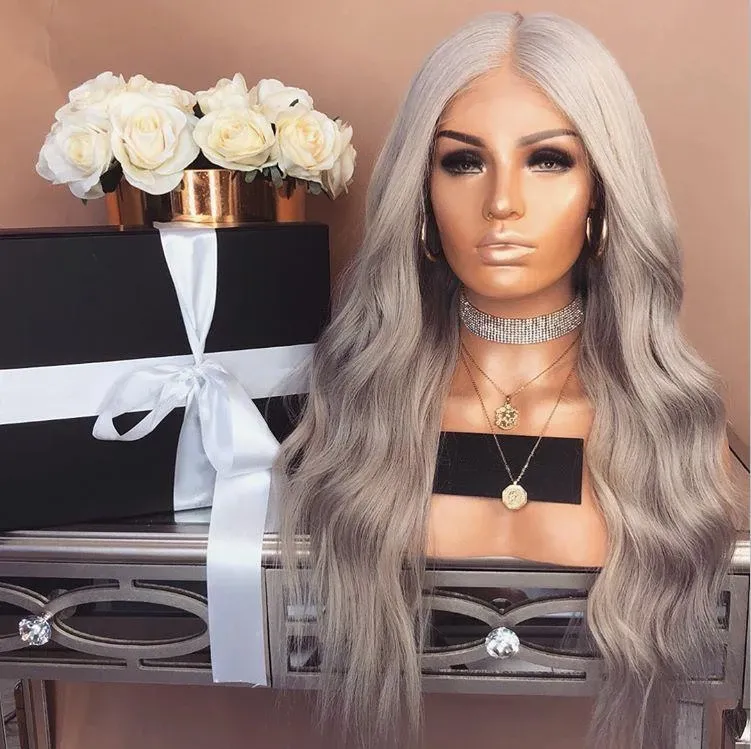 Platinum wave wig