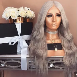 Platinum wave wig