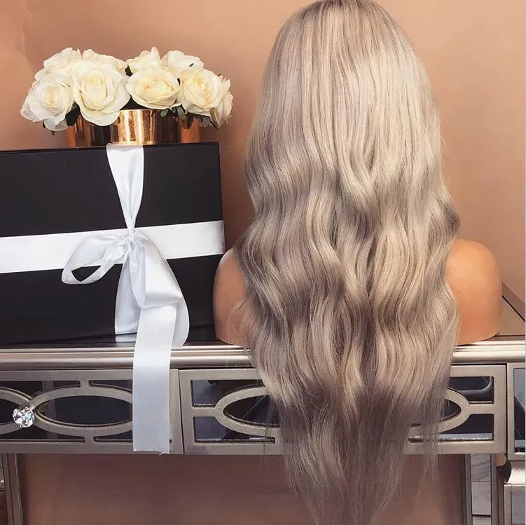 Platinum wave wig