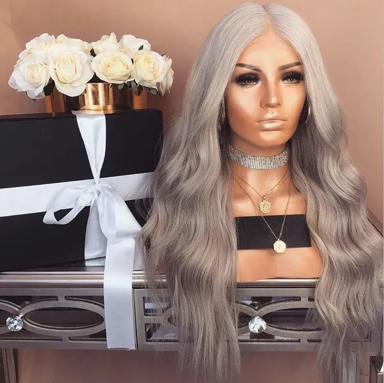 Platinum wave wig