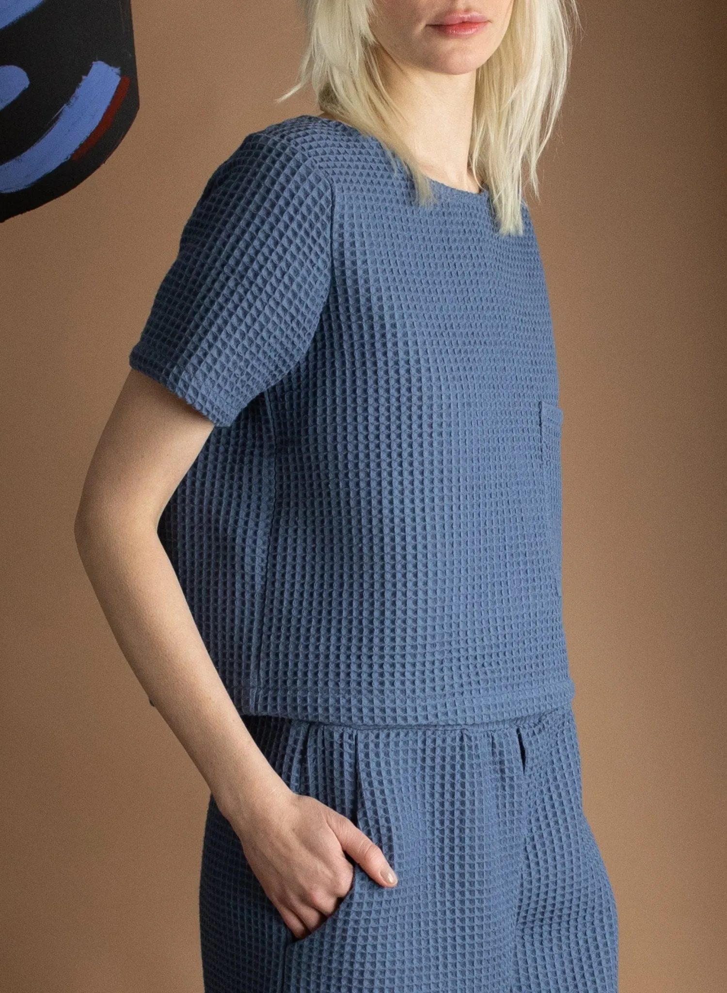 Pocket Tee - Steel Blue