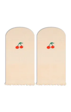Pointe Studio Cherry Full Foot Grip Sock