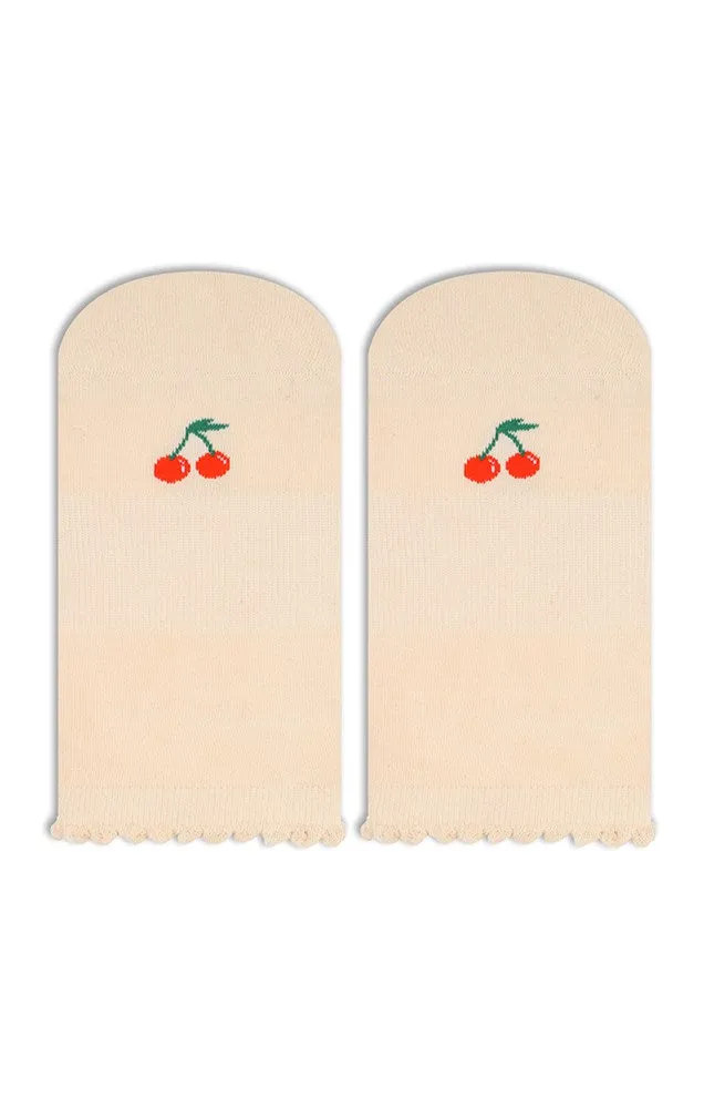 Pointe Studio Cherry Full Foot Grip Sock