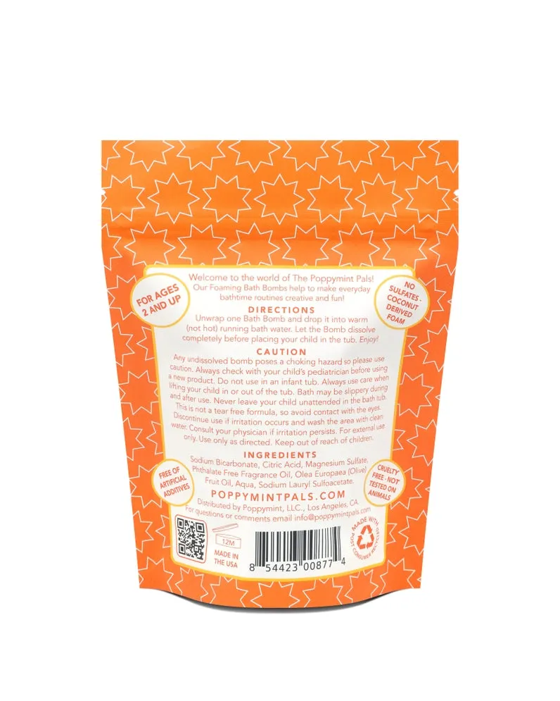 Poppymint Pals - Limited Edition Foaming Bath Bombs