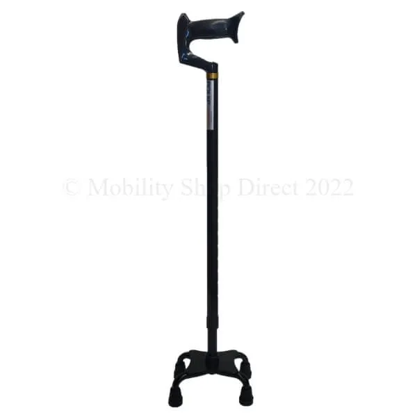 PQUIP Quad Cane Small Base Black
