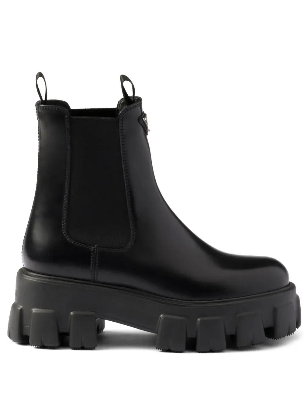 Prada Monolith leather Chelsea boots
