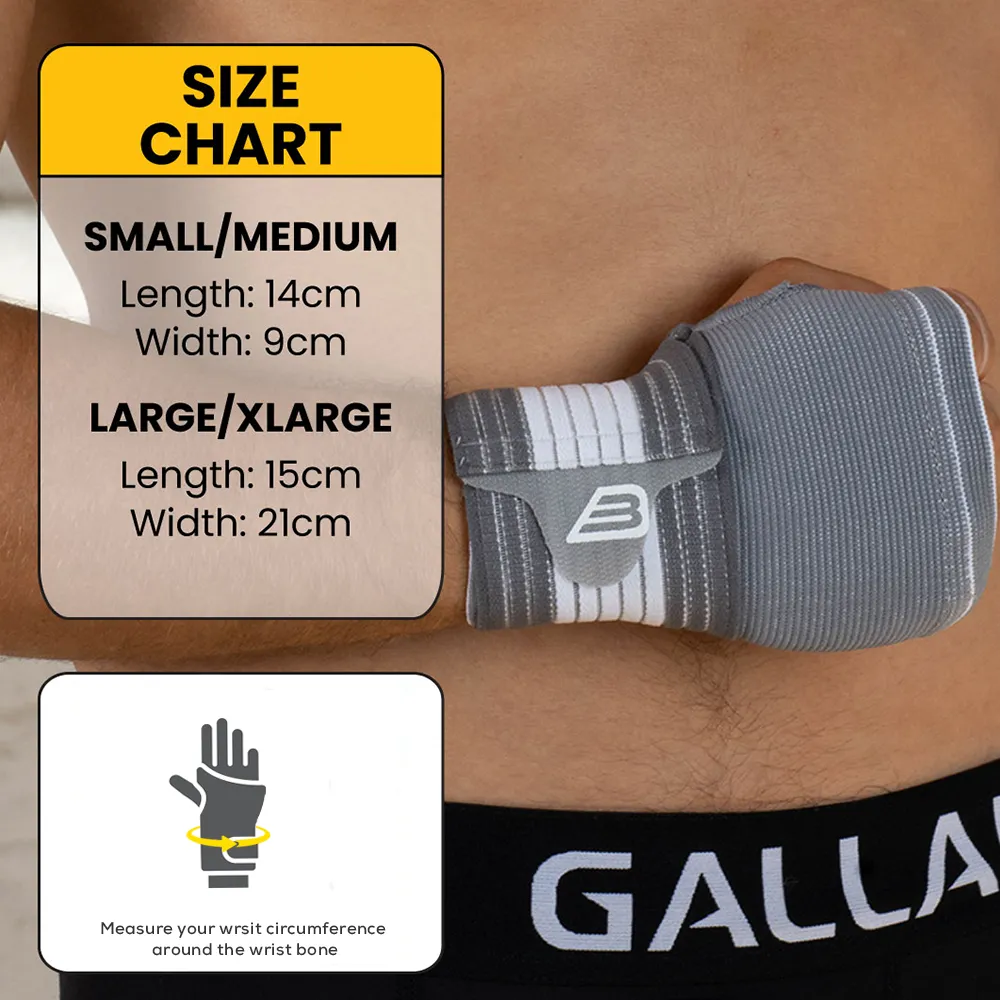 Premium Wrist Support Strap - Braces on Hand
