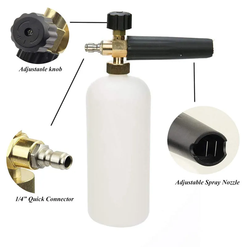 Professional High-Pressure Foam Lance/Cannon w. Adjustable Nozzle