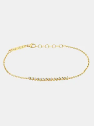 Prong Set Tennis Segment Diamond Bracelet