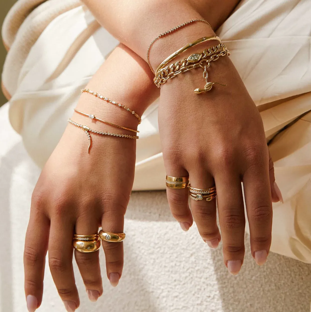 Prong Set Tennis Segment Diamond Bracelet