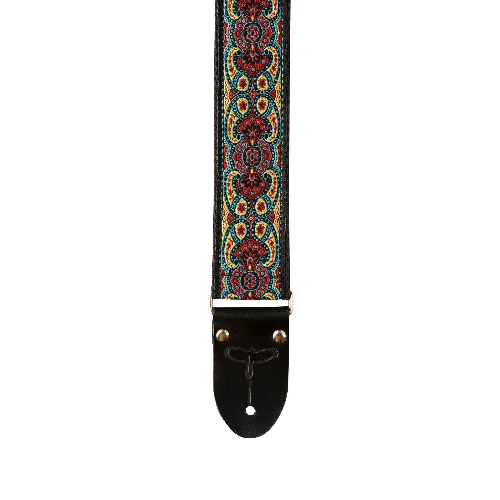 PRS 2 Inch Deluxe Retro Guitar Strap, Black/Red