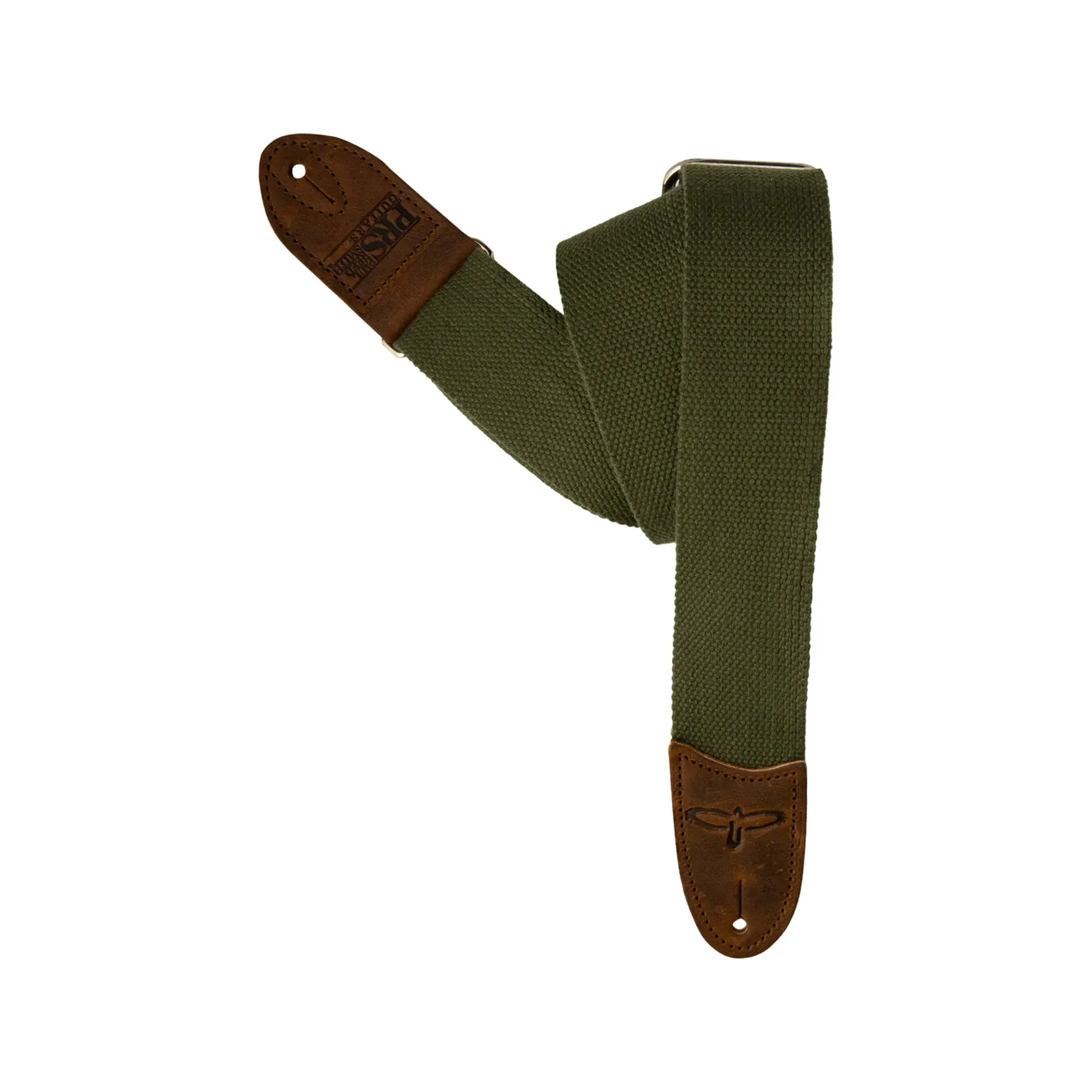 PRS Deluxe 2inch Cotton Guitar Strap, Green