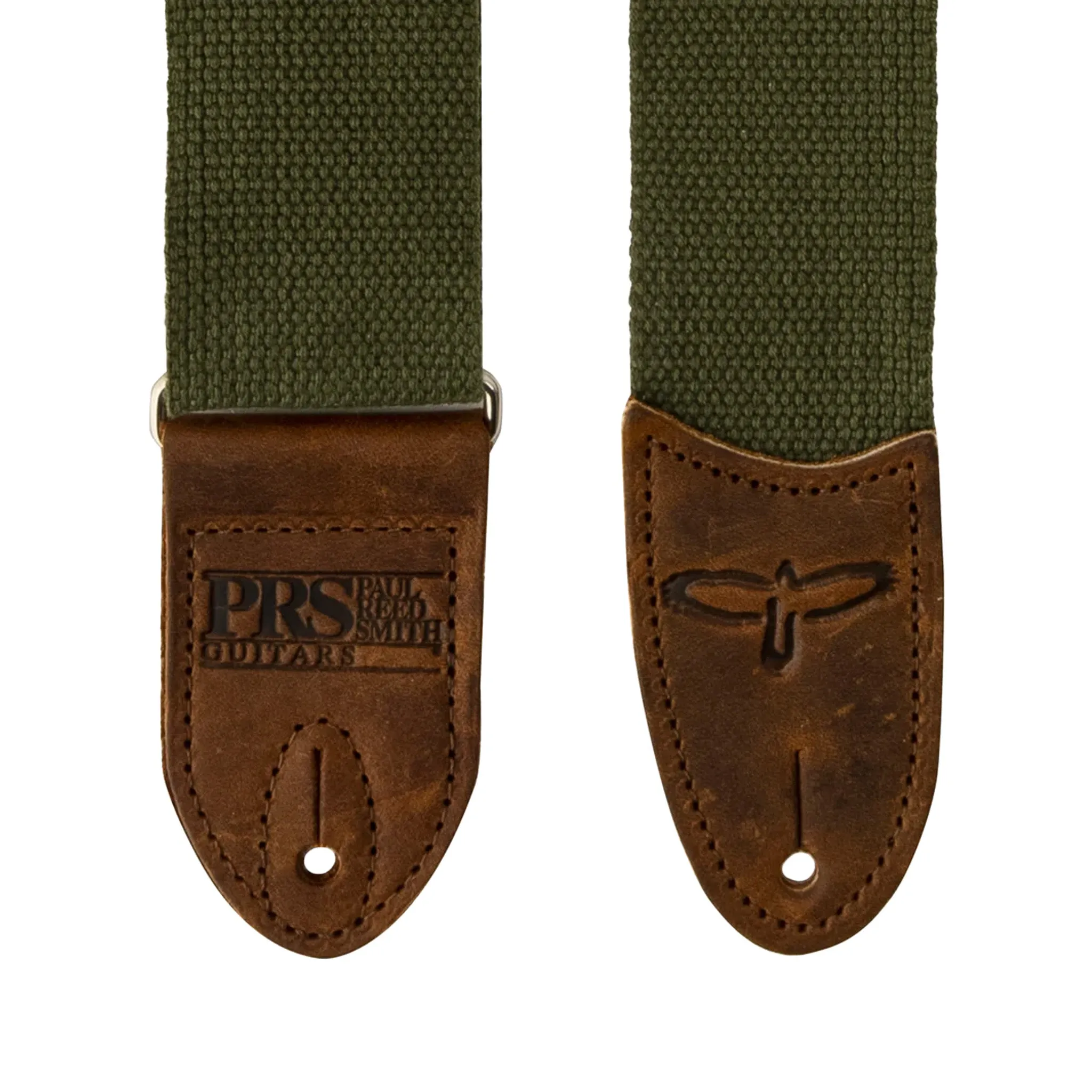 PRS Deluxe 2inch Cotton Guitar Strap, Green