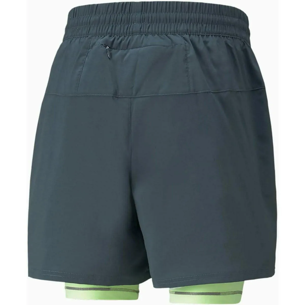 Puma 5 Inch Graphic 2 In 1 Mens Running Shorts - Grey