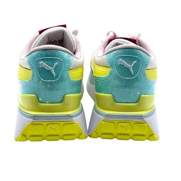 Puma Cruise Rider Pop Glitch multicolor Casual Fashion Sneakers Girls Size 6.5