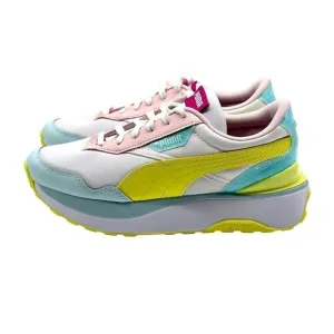 Puma Cruise Rider Pop Glitch multicolor Casual Fashion Sneakers Girls Size 6.5