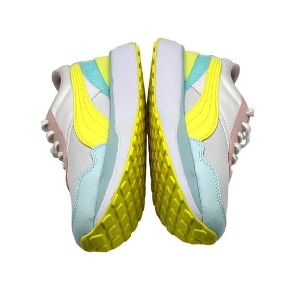 Puma Cruise Rider Pop Glitch multicolor Casual Fashion Sneakers Girls Size 6.5