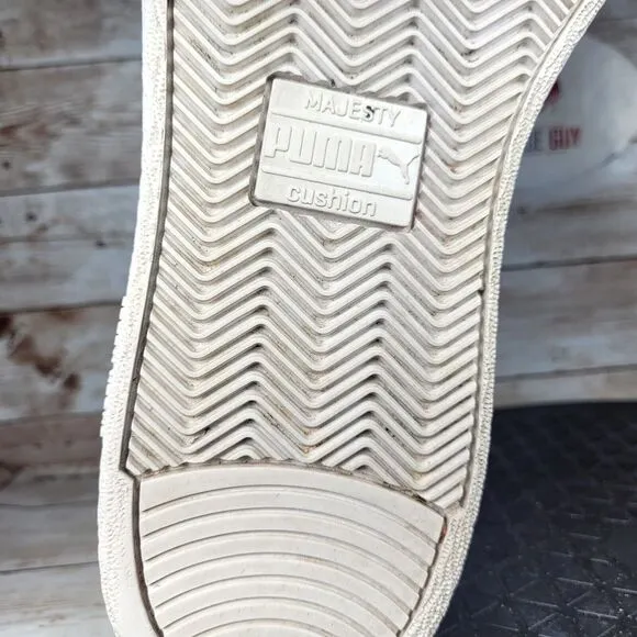 PUMA Men's Size 12 Ralph Sampson Low White Athletic Shoes