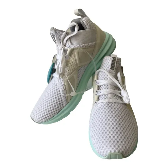 PUMA Women's White Radiate Xt Softfoam  Optimal Comfort Sneakers Size 38