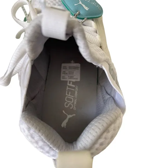 PUMA Women's White Radiate Xt Softfoam  Optimal Comfort Sneakers Size 38