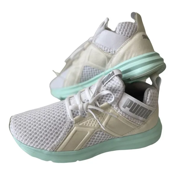 PUMA Women's White Radiate Xt Softfoam  Optimal Comfort Sneakers Size 38