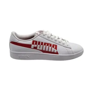 Puma Youth Softfoam  Sneakers Size 6C White &amp; Red Optimal Comfort