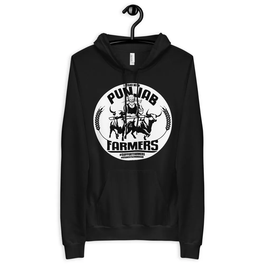 PUNJAB FARMERS - BLACK HOODIE II