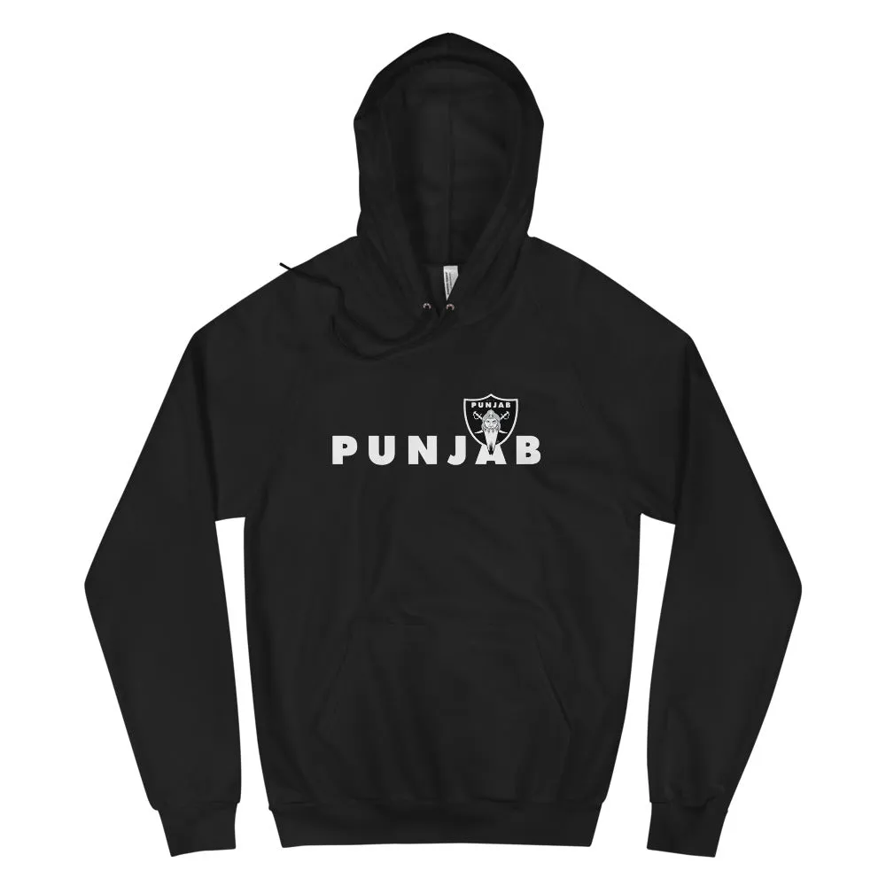 PUNJAB - ICON BACK - BLACK HOODIE