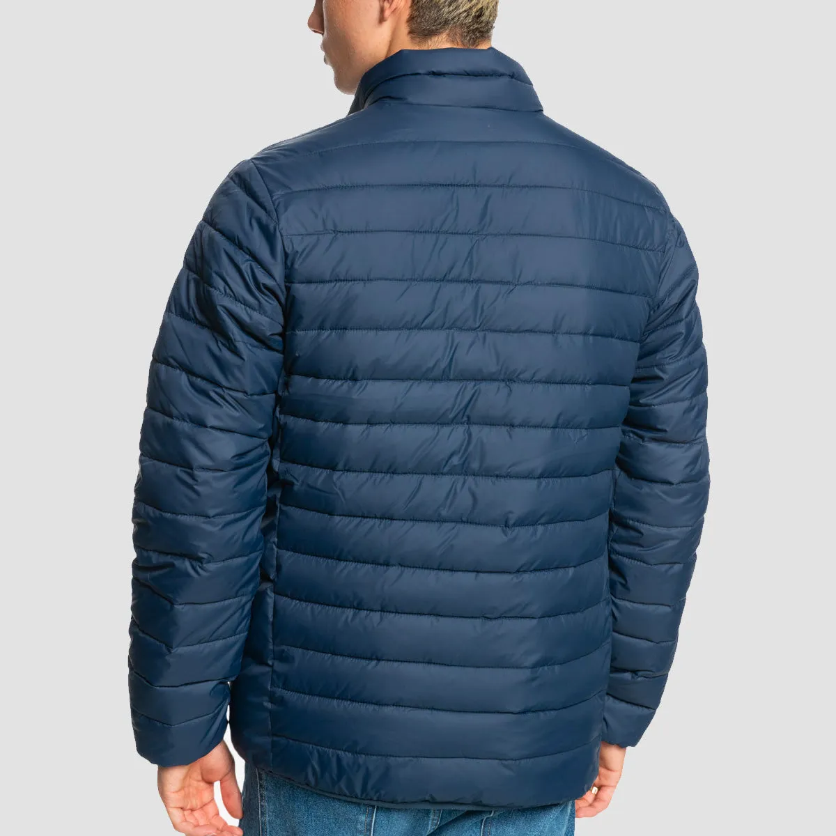 Quiksilver Scaly Puffer Jacket Navy Blazer