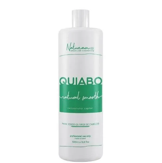 Quinoa Keratin Coconut Okra Natural Smooth Reconstruction 500ml - Naturiam