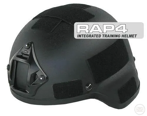 RAP4 Integrated Training Helmet (Black)