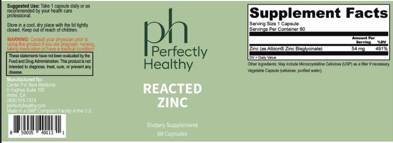 Reacted Zinc PH