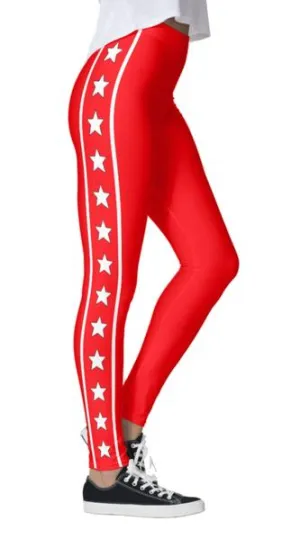 Red Starbright Leggings