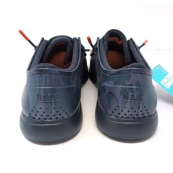 REEF Water Coast Slip On Shoes Men's Size 10 Navy Camo Cushioned NEW NWT NWOB