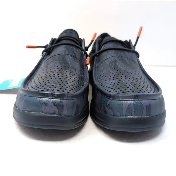 REEF Water Coast Slip On Shoes Men's Size 10 Navy Camo Cushioned NEW NWT NWOB
