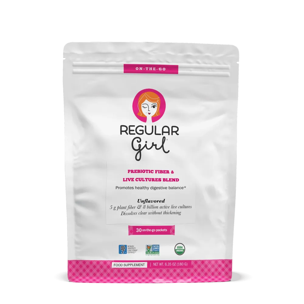 Regular Girl On-The-Go Prebiotic Fibre and Live Cultures 30x6g