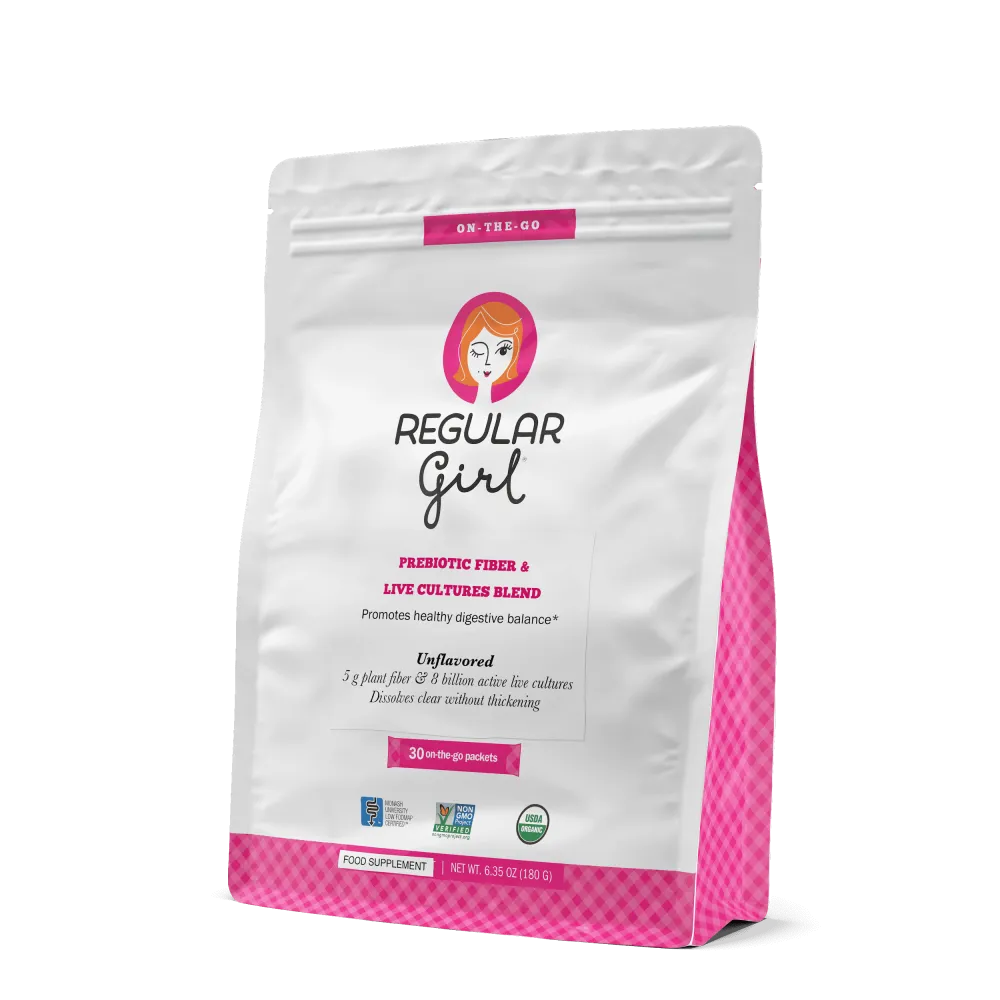 Regular Girl On-The-Go Prebiotic Fibre and Live Cultures 30x6g