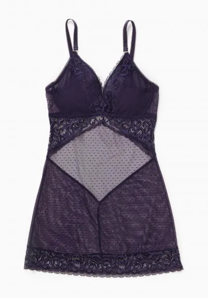 Reverie Slip - Dark Hyacinth -