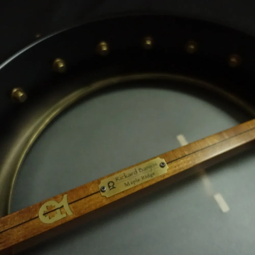 Rickard Maple Ridge 12" Banjo with Antiqued Brass Hardware
