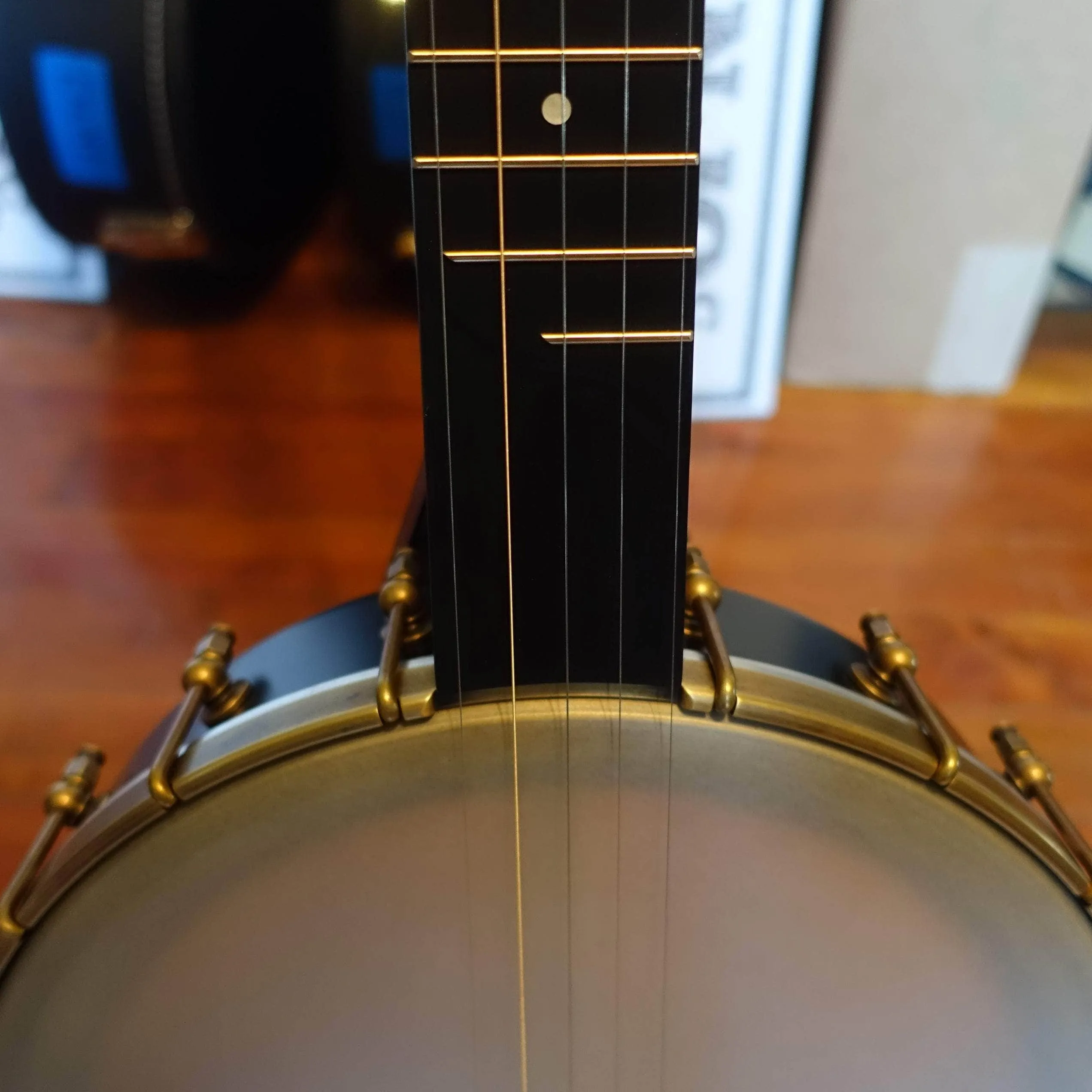 Rickard Maple Ridge 12" Banjo with Antiqued Brass Hardware