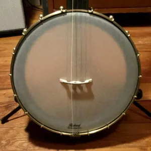 Rickard Maple Ridge 12" Banjo with Antiqued Brass Hardware
