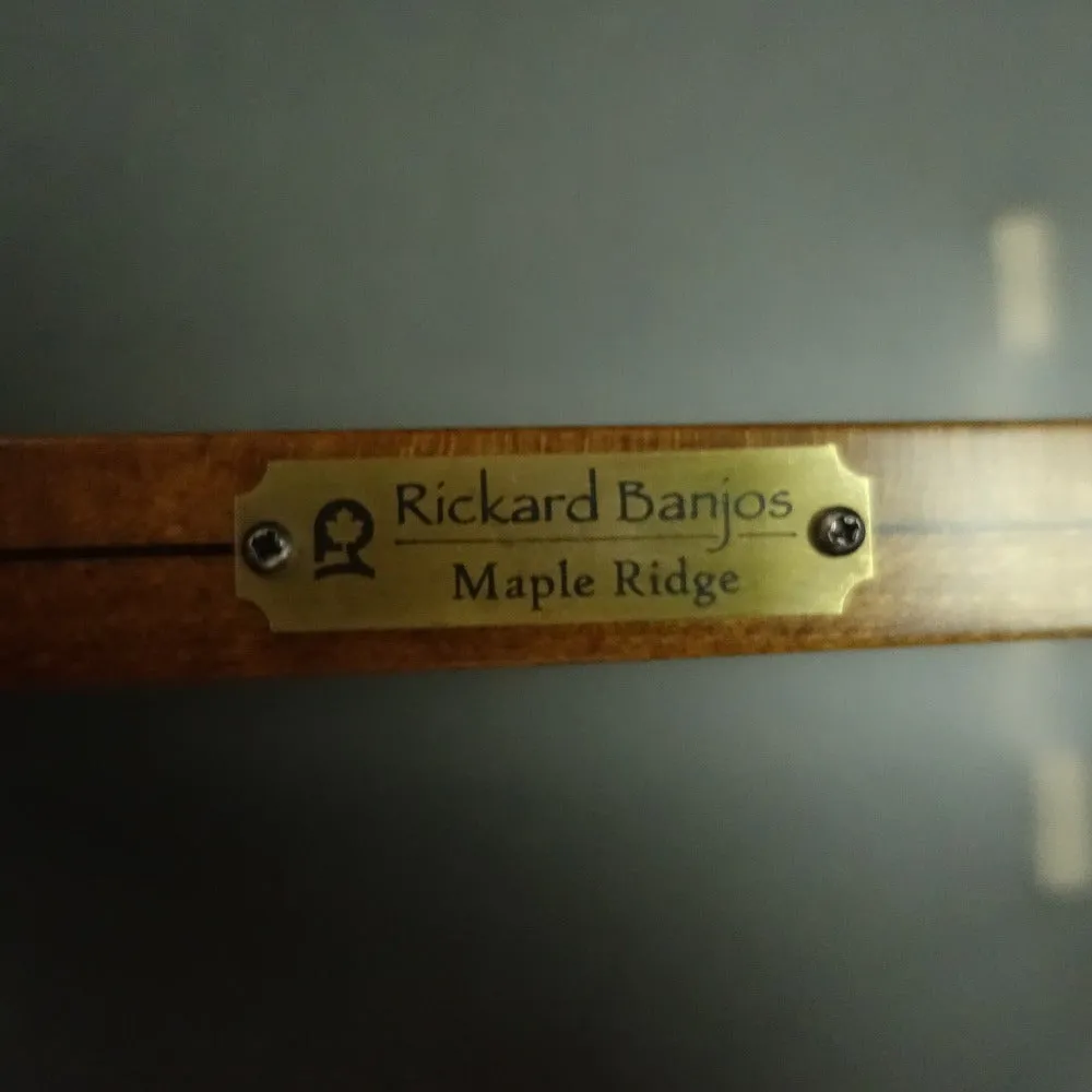 Rickard Maple Ridge 12" Banjo with Antiqued Brass Hardware