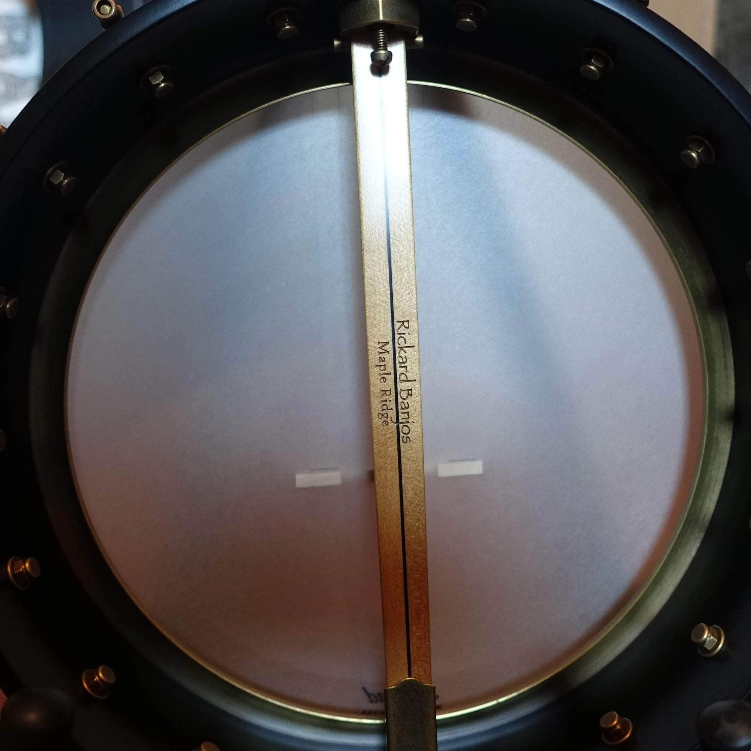 Rickard Maple Ridge 12" Banjo with Antiqued Brass Hardware