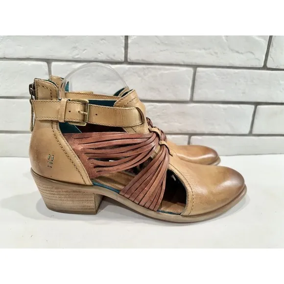 Roan Womens Oaklyn Blu Oats Ankle Strap Heels Size 11