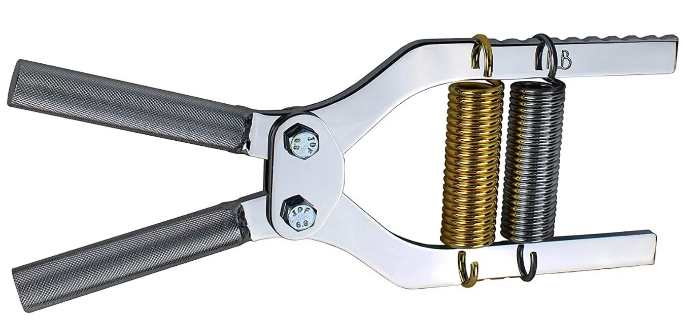 Robert Baraban Chrome Adjustable Hand Gripper 50/500lb grip strength