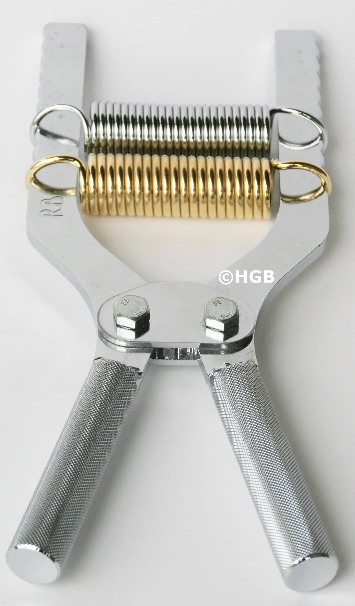 Robert Baraban Chrome Adjustable Hand Gripper 50/500lb grip strength